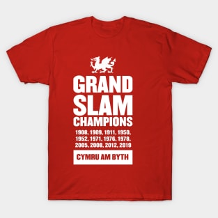 Wales Grand Slam Rugby Union Champions T-Shirt